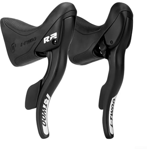 ChicBosom L-TWOO Palanca de cambio para bicicleta de carretera, R2/R3/R5/R7 2 x 7/8/9 velocidades para bicicleta de carretera, compatible con desviador (R2)