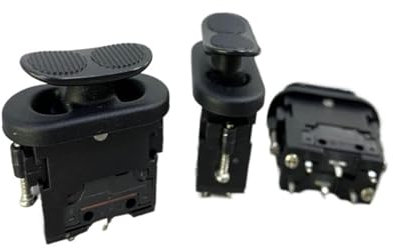 DMETE Joystick-Controller Dreistellungsschalter Wippschalter PANEL SWITCHEES M Dreistellungsschalter Hold Sicheres Manövrieren(Seesaw,Noir)