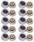 JNJOOD 10 Paar 4PIN Runder 360 ° Blindabsaugung Wasserdichter Magnetischer Pogo-Pin-Anschluss Magnetischer Ladeanschluss