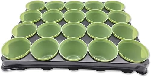schone Greenhouse Grow Kit - 20 Growing Pots for Sowing Seeds – Mini Greenhouse for Different Plants