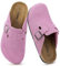 Tmaza Mules et Sabots Femme Chaussons Pantoufles Tendance en Daim Antidérapants Chaussures de Jardin Rose 40