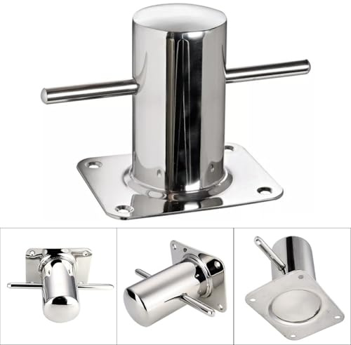 Opatiny 60 mm Edelstahl-Poller mit Bolzen für Marine-Deck, Dock und Pier Installation
