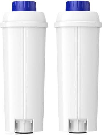 DLSC002 Wasserfilter-Ersatz, Kompatibel Mit Delonghi, Kaffeemaschinenfilter, Aktivkohle-Enthärter(2PCS)