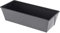 De Buyer Stampo in Acciaio Antiaderente Tortiera Rettangolare plumcake con Bordi Svasati, 4716.25, Inossidabile, Nero, Lunghezza 25 cm