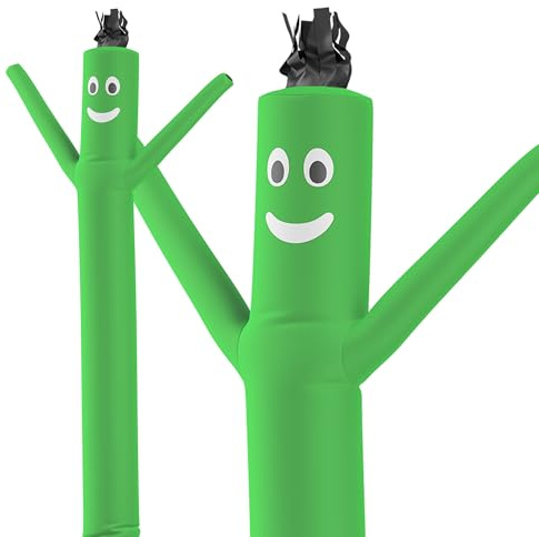 LookOurWay Air Dancers Tube Gonflable pour Homme – 3 m de Haut – Tube de Danse Gonflable ondulant Professionnelle (souffleur Non Inclus) – Vert