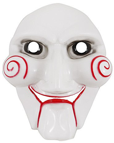 DangerousFX White Red Scary 3d Saw Horror Movie Film Fancy Dress Halloween Party Fright Mask