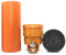 KARMAT/Dyka KG Schacht mit Rückstauklappe DN 400, Rohr Deckel, Komplett SET, Kontrollschacht, Orange, 400 mm, 1000 mm, A15, 530 mm, 220 mm, 132 cm, 2 Pakete