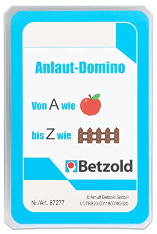 Betzold - Anlaut-Domino - Bilder Buchstaben Leseanfänger Grundschule Anlaute