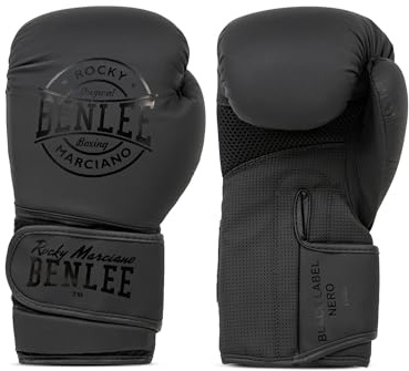 BENLEE Boxhandschuhe aus Kunstleder Nero