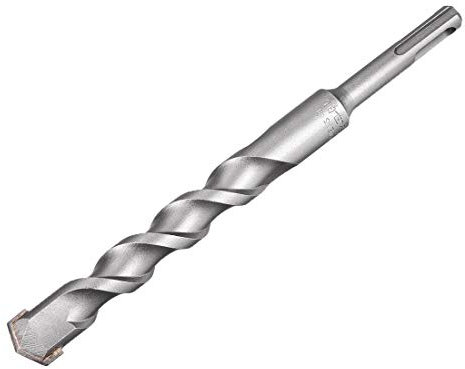 sourcing map Masonry Drill Bit 20mm x 200mm Carbide Tipped Rotary Hammer Bit 10mm Round Shank for Impact Drill