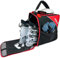 Driver13 Skistiefeltasche mit Hekmfach Bootbag für Deine Stiefel oder Snowboardboots (schwarz-rot)