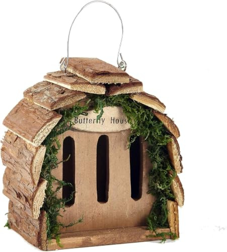 Holz Schmetterling Hotelhaus Natur Holz Hängende Gartendeko
