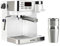 Solac CE4497 Multi Stillo - Machine à café multifonction 3 en 1 850W, 20 bars, Expresso + goutte-à-goutte + cappuccino, Réservoir 1,2L, Thermos Portable 320ml, Système Extra Cream, 2 tasses, Inox