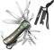 ZIMAIC Couteau Suisse, 15 en 1 Multifonction et 5 en 1 Boutefeu Flint, Swiss Couteau Flint avec Tournevis, Ciseaux, Scie, Boussole