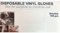 Highmen XL Vinyl White Disposable Gloves - Case of: 1;