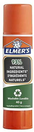 Elmer's Schulklebestift, 40 g, kinderfreundlich, waschbar, 10 Stück