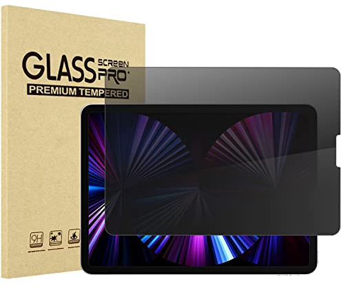 ProCase Privacy Schutzfolie für 10.9 Zoll iPad Air 5 2022/ iPad Air 4 2020/ iPad Pro 11 Zoll 4th Gen 2022/ 3rd Gen 2021/ 2nd Gen 2020 / 1st Gen, 360 Grad Anti-Spy Bildschirm Glas Privat Sichtschutz