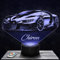 Nachttischlampe - Touch-Nachtlicht Auto Supercar Chiron Super Sport300+ 3D-LED-Lampe Illusion, Geschenkidee Weihnachten Geburtstag Junge und Mädchen Nachttischlampe Kinder- oder Erwachsenenzimmer TOP