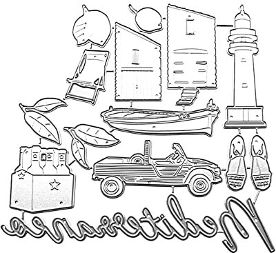 Stanzschablonen Haus Form Metall Prägeschablonen Stanzmaschine Stanzformen Schneiden für DIY Scrapbooking Sammelalbum Karten Deko House Cutting Dies DIY Herstellung Geburtstag Geschenk