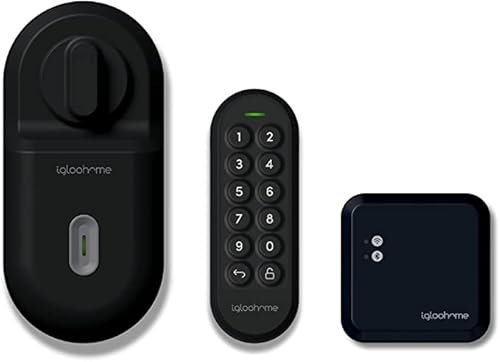 Pack Retrofit + Keypad + Bridge | igloohome | Transformez votre serrure en serrure connectée. Accès sans clés, Code PIN
