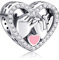 MGIUL Love Heart Charm Para Las Mujeres Pulseras Collares con 5A Cubic Zirconia 925 Sterling Silver Colgante Cuentas Joyería Regalo Para Niños