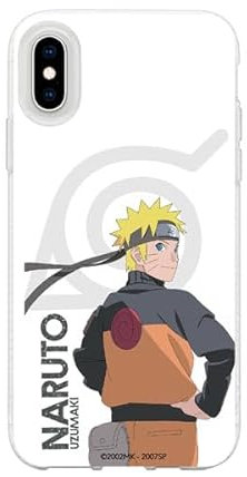 Case for iPhone X - iPhone XS Official Naruto, Uzumaki to Protect Your Mobile Phone, Transparent Flexible Silicone Case with Official License