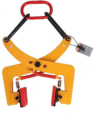 NICCOO Morsetto Di Sollevamento Trave, Morsetto Universale della Trave,Acciaio Pesante Morsetto Adatto a Fabbriche per Trasporto Pietra 280kg