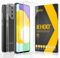 JEHOO 3 in 1 Klar Hülle für Samsung Galaxy A52, mit 2 Stück Panzer Schutz Glas, Dünne Weiche TPU Silikon Transparent Stoßfest Schutzhülle Durchsichtige Handyhülle Kratzfest Case
