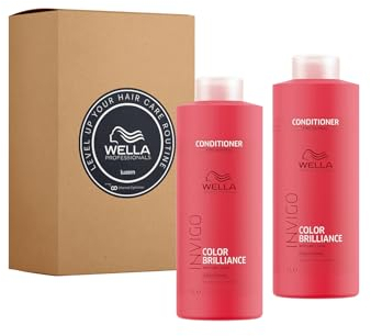 2er Wella Professionals Invigo Color Brilliance Conditioner fine 1L