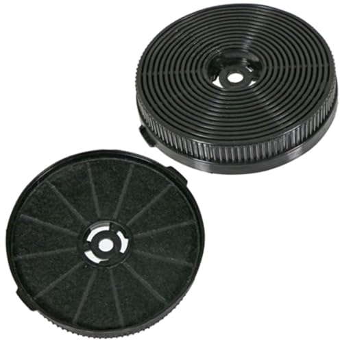 EVAYP / 2x Aktivkohlefilter/Kompatibel mit PKM CF155 Klarstein 10033473 Firegas CC130 Küchenhauben, Dunstabzugshauben