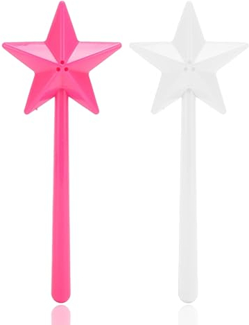 Wand Salt and Pepper Shakers, Exquisite Design, Multipurpose, Easy to, for Halloween Christmas Kitchen (Three Holes)
