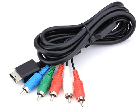 SIXRUN Component-Video-Audiokabel, Hochwertig, Langlebig, für PS3 HDTV EDTV