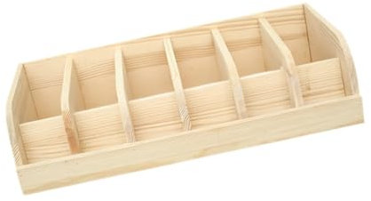 FytStycale Gürtel Organizer Box mit 6 Trennwänden für Schrank Und Schublade für Krawattengürtel