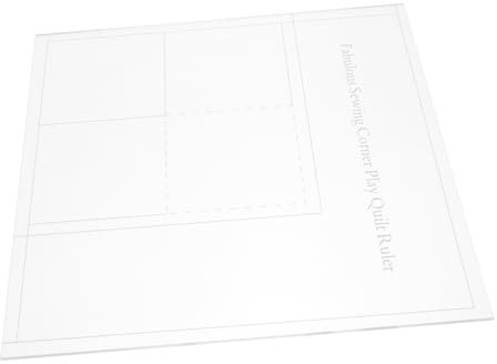 SEWACC Quilting-lineal Quadratische Vorlagen Acryl-nähvorlagen Für Patchwork