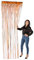 Fun Express Türvorhang mit Fransen, 2,4 m, Orange Metallic