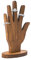 IKOPFLN 1 Stück handgeformter Hölzern Ringhalter - Schmuck Aufbewahrung - Fingerring Ständer - Ringständer Schmuck Anzeige - Holzschmuck Displayständer Für Ring Schmuckausstellung