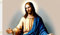 U24 Flagge Fahne Jesus Hissflagge 90 x 150 cm