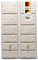 4rain Slim Stone Decor Set Regentonne 660 L, sandbeige,2X Slim 330L, inkl. Verbinder - Wassertank, Regenfass, Regenwassertonne, Wasserbehälter, Regenwassertank, Wasserfass, Wassertonne, Fass