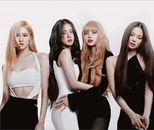 Korean Girl Group Blackpinks Jisoo Rosé Poster - Puzzle 1000 Teile - Dekompression Spielzeug - Erwachsene Challenge Game - Puzzles Für Erwachsene Kq297Zp