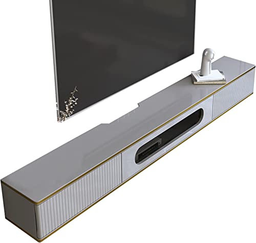 SaryEdge Floating TV Stand Cabinet Wall Mounted Tv Unit Floating Tv Stand,Wall Mounted Media Console,Floating Entertainment Center,Tv Multimedia Storage Shelf for Living Room Bed(A-1