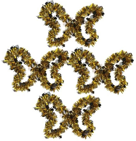 UKCOCO 4stücke Abschlussfeier Doktorhut Tinsel Girlanden Dekoration Hängende -girlanden Für Graduation Partys Fotohintergründe Und Feierlichkeiten