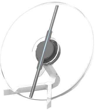 OUTFYT Écran de Ventilateur holographique 3D – Projecteur LED Rotatif avec WiFi for Une publicité extérieure époustouflante !,Qualité d'image HD