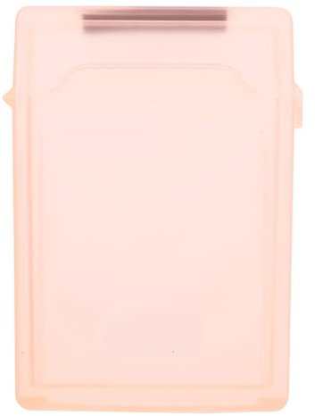 Knoruley Orange Portable Storage Box für 2,5-HDD und SSD, Kunststoff-Staubschutz und Feuchtigkeitsschutz