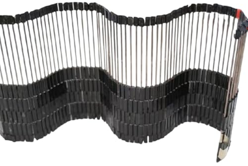 HOOLRZI Verstellbare Konturenlehre für verschiedene Oberflächen, Rohrprofilierer, Werkzeug mit präziser Winkelmessung, 280 mm/500 m