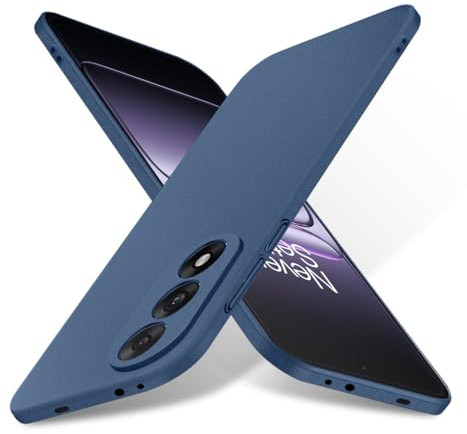 Bastmei Handyhülle Für OnePlus Nord 5 Hülle 5G, Ultraleicht dünne Thin Fit Cover, Harte PC Rückseite, Kameraschutz rutschfest Mattierte Case Kompatibel mit OnePlus Nord 5 2025 - Blau