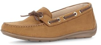 Gabor Damen Mokassins, Frauen Slipper, Mokassins,modisch,Passform,Comfort,wechsel-Fussbett,Optifit,breit,sacchetto,Castagno/Peanut,44 EU / 9.5 UK