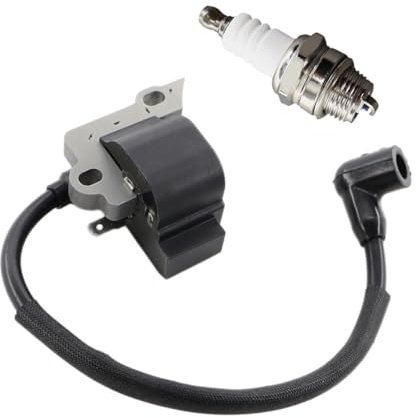 MCHNIC Ignition Coil Spark Plug for McCulloch Mac 7-38 Mac 738 Mac 8-38 Mac 838 Mac 8-42 Mac 842 MC4218AV Partner 738 P738 740 P740 742 P742 840 P840 842 P842 585838302 585838301 545115801 Chainsaw