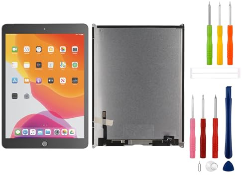 SwarKing Kit di sostituzione display LCD per iPad 7th 2019/8th 2020/9th 2021 10.2 per iPad A2197 A2200 A2198 A2232 A2428 A2429 (no Touch)