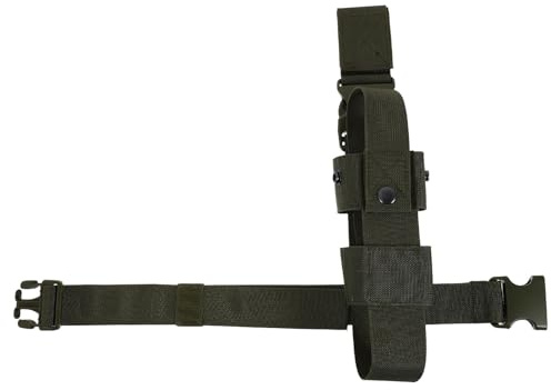 VILLFUL Porte-Bouteille d'extérieur en Nylon Noir, Pochette de Cuisse multifonctionnelle pour extincteur, légère, Facile à Nettoyer, pour randonnée
