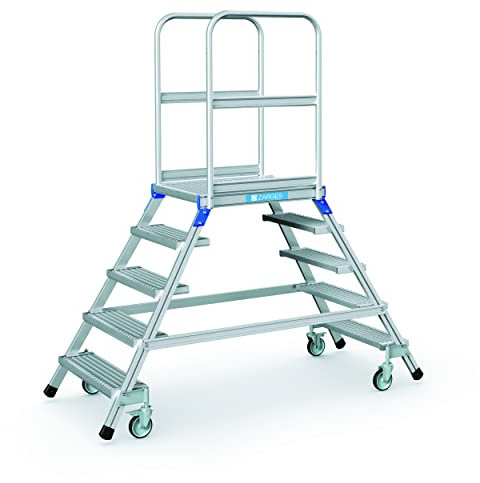 ZARGES Podesttreppe, beidseitig 5 Stufen Z600